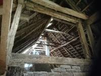 Dachstuhl in einem denkmalgesch&uuml;tzten Bauernhaus